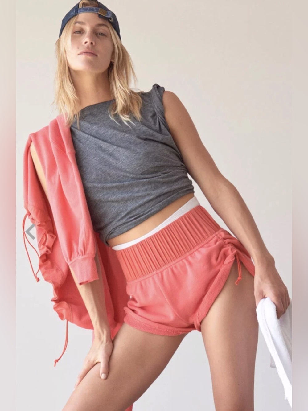 Free People FP Movement Off Sides Shorts FP Movement Drawstring Shorts Size XS.